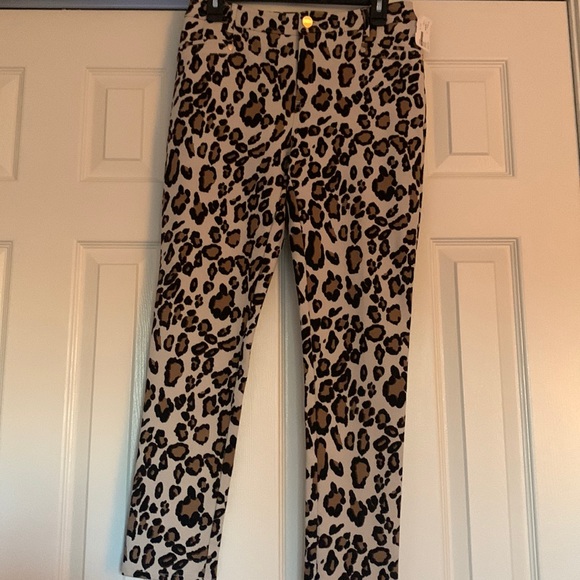 NWT Chico’s So Slimming Animal Print Ankle Pants Size 0 - Picture 1 of 2